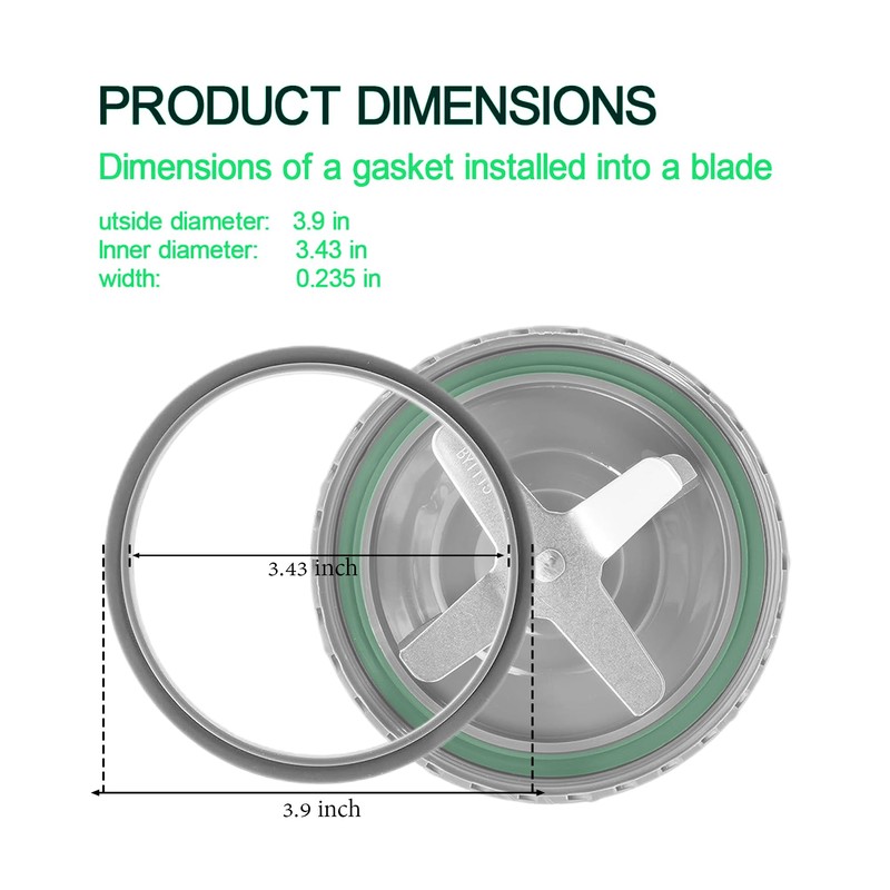 HESSION Gasket Part Rubber Rings Seal Ring Gasket Replacement for