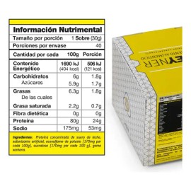 Proteína WheyNer MDN Sports Pack 40 Sobres 30 g cu 4 Sabores                                                                                          