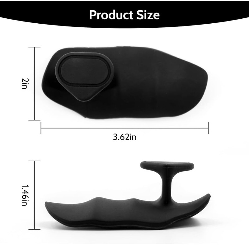 AurolaGlow Gym Training Grip - Anti-Slip Rubber Gym Hand Grips