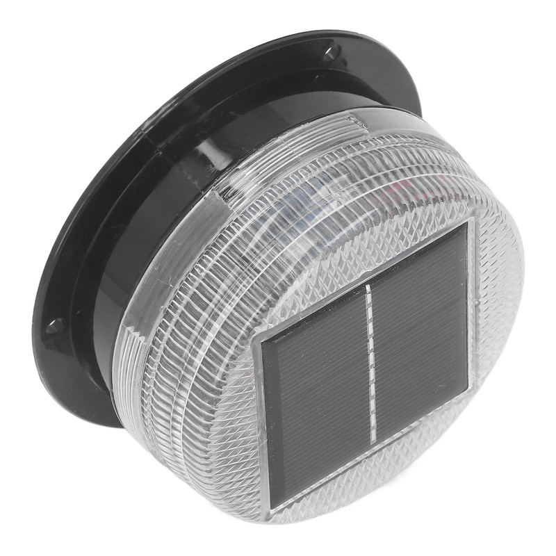 Solar Warning Light 6 LED Beads Red Blue Alternate Waterproof