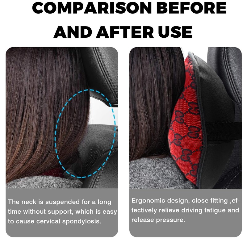 7PCS Steering Wheel Cover Set for Women, Car Accessories with