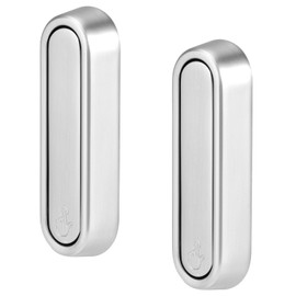 2pcs Folding Wall Hooks, Zinc Alloy Heavy Duty Foldable Wall Mounted Coat Hooks for Hanging Coat Bathrobes Towels Clothes Hat Bags Keys(Silver)