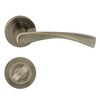 domino ROMANA-R M3 Door Handle Set Toilet Bathroom Set Round
