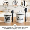 Ayerphalo Bacon Grease Container with Strainer - With Food-Grade Silicone