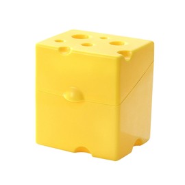 Contenedor de rebanadas de queso, caja de queso con tapa, suministros de herramientas de cocina, caja de almacenamiento de queso multiusos, soporte