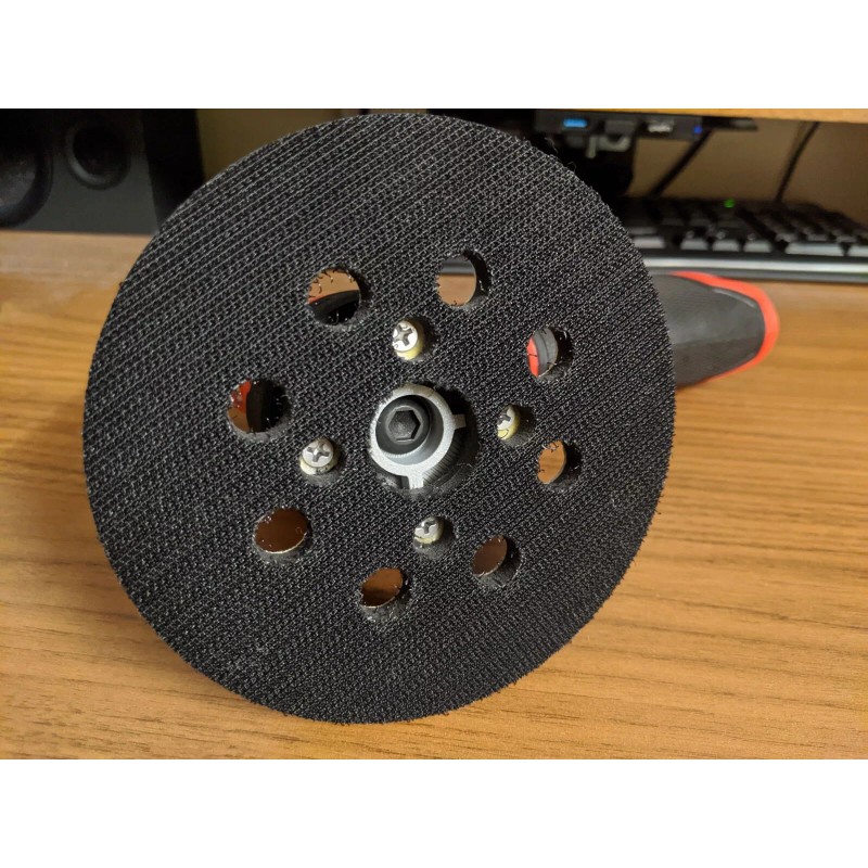 MVAW Sanding Pad Adapter for Milwaukee M12 Detail Sander 2531-20
