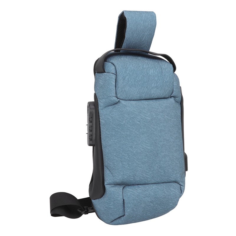 Sling Bag Waterproof Anti Theft with Combination Lock Anti Scratch