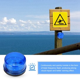 Tosuny Strobe Light,LED Lights 12V/24V LED Blue Warning Safety Flashing Beacon Lights, Warning Flashing Emergency Lights