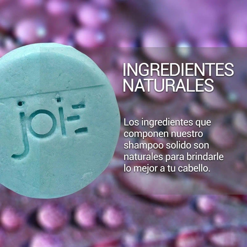 Pastillas Shampoo Solido Anti Caspa Aceites Esenciales