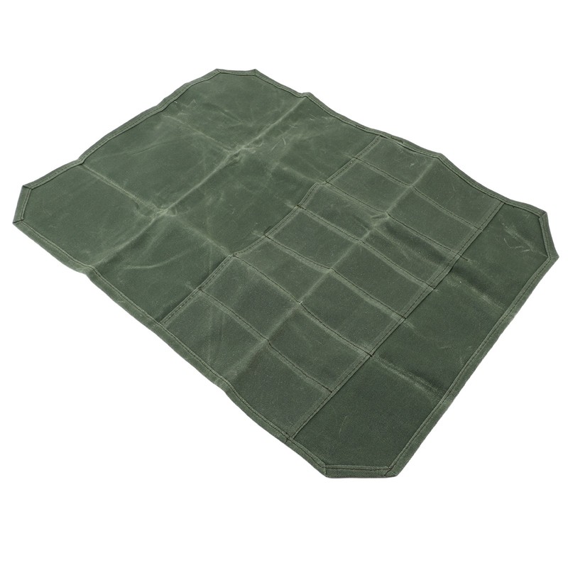 Chef Knife Roll Bag Portable Waterproof Waxed Canvas Knife Carrier