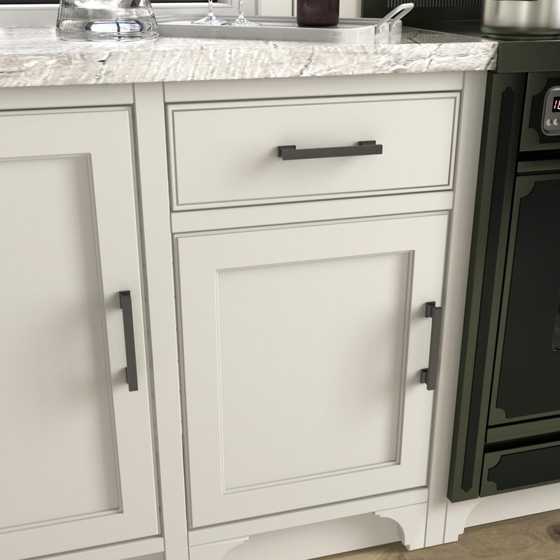 Rergy 20 Pack Cabinet Handles, 3 Inch Hole Center Pulls,