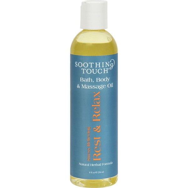 Soothing Touch Rest and Relax Bath and Body Oil, 8 Ounce - 3 per case.