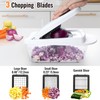 8 Blade All-in-1 Vegetable Chopper Mandoline Slicer with Container, Food