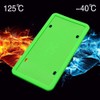 XCLPF Silicone Green License Plate Frame Covers 2 Pack- Front