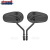 sinocea0 Black Rear View Mirrors For Harley Davidson Electra Glide