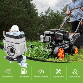 partszen Carburetor kit for WYK-186 T242 for Shindaiwa T242X Echo PAS-260 PB-260L Backpack Blower SRM260 SRM261 SHC261 PAS-261 PE-260 PE-261 PPT-260 string trimmer