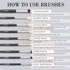 BEILI 9pcs Makeup Brush Set Professional Makeup Brushes Foundation Powder