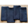 Linkslove Home Easter Linen Napkins-100% Pure Linen Cloth Napkins, Navy