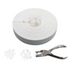 Qlvily Chain Link Fence Privacy Tape, 246ft x 0.15ft Chain