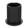Laroal Resilient Black-ish Cap Lacrosse Butt Cover Lacrosse Butt Caps