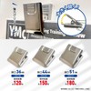 SSC36-2 Stainless Steel Magnetic Clip 1.4 inches (36 mm), 2