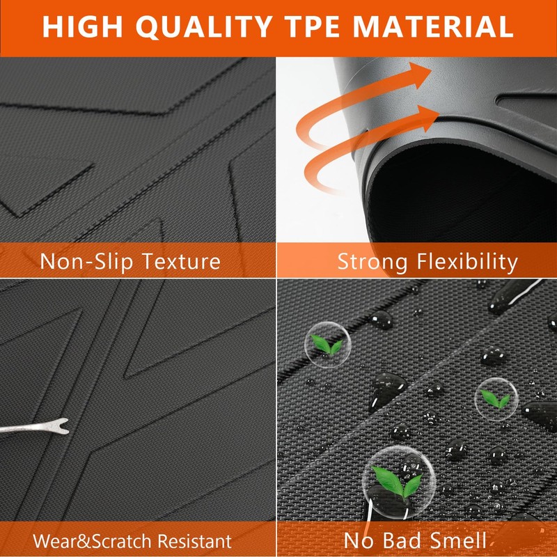 xipoqix 5FT Bed Mat Compatible with 2024 2025 Toyota Tacoma