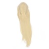 Women Long Blonde Wig with Bangs Synthetic Secure Fit Heat