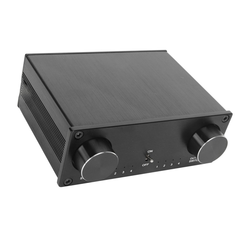 HiFi Sound Switcher 4 in 4 Out Dual Channel Gold