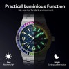 CARNIVAL Men's Automatic Watch,42mm Luxury Mechanical Wristwatch Waterproof Sapphire Luminous