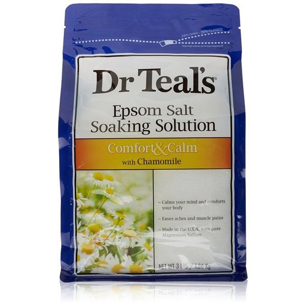 Dr Teal's Epsom Salt Soaking Solution, Chamomile, 48 Ounce