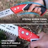 HAUTMEC 12" Pruning Hand Saw, A Pull Stroke Saw with
