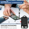 115 in 1 Alloy Steel Precision Screwdriver Set High Hardness