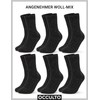 Occulto Men's Norwegian Socks Pack of 6 (Model: Finn), charcoal