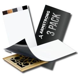 Extra Magnetic Floor Vent Covers Stronger Magnet for Floor Air Registers for RV, Home HVAC, AC and Furnace Vents (Not for Ceiling Vents) (White, 3-Pack 8.5x15)