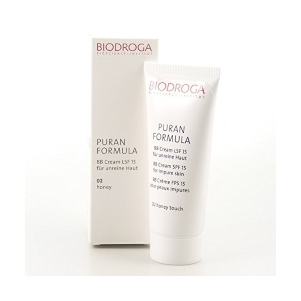 Biodroga Puran Formula - BB Cream SPF15 For Impure Skin 02 Honey Touch 40ml