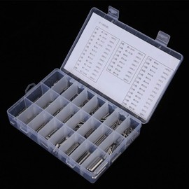 280 Pieces Spring Pins, Stainless Steel Spring Tension Pins Set M1.5 M2 M2.5 M3 M4 M5 M6 M8, Spring Bars Connecting Pins with Box