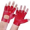 Royal Coalition Men's & Women's Lambskin Leather Fingerless Gloves Unlined