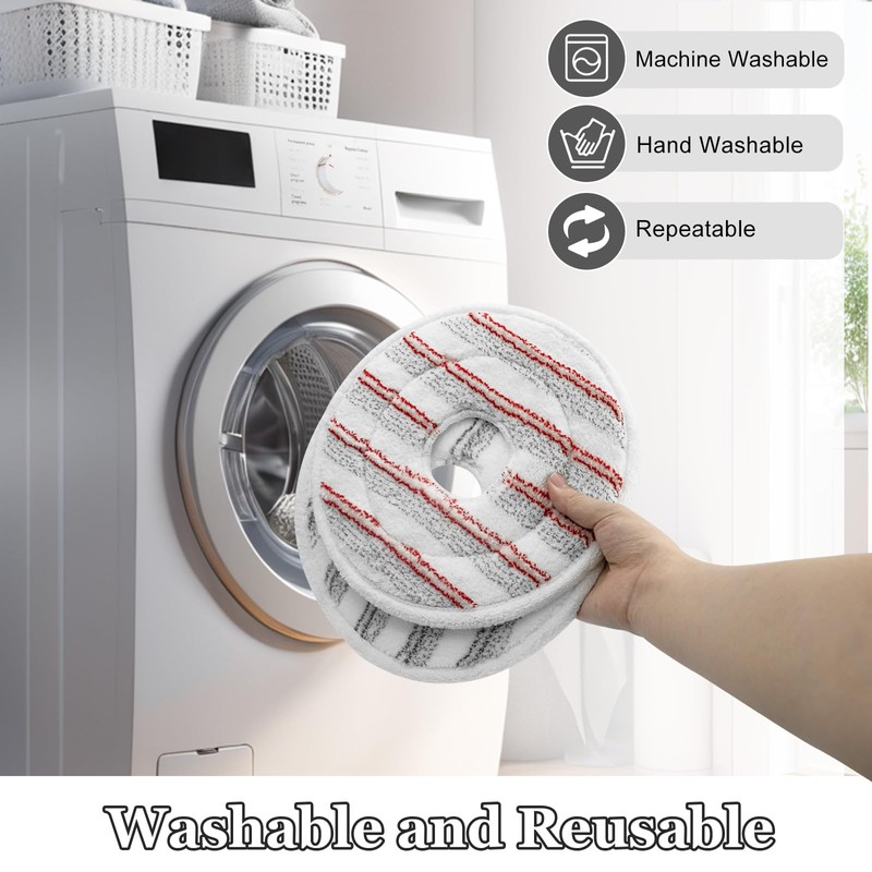 Mop Pads Replacement for Vileda Clean Mop Spin Mop Head