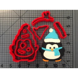 Unbranded Penguin Cookie Cutter Set - 5.5 inches