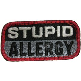 Milspec Stupid Allergy Morale Patch (SWAT (Black))