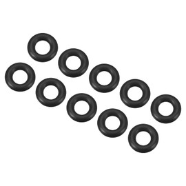 QUARKZMAN Nitrile Rubber Rings for Tap Seal 11 mm x 5 mm x 3 mm for Tap Plumbers Repair Seal Connection, Black Pack of 10