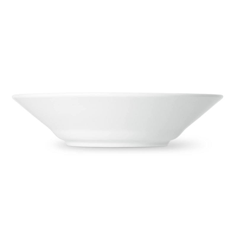 Royal Copenhagen 1061054 White Fluted Half Lace Deep Plate, Deep