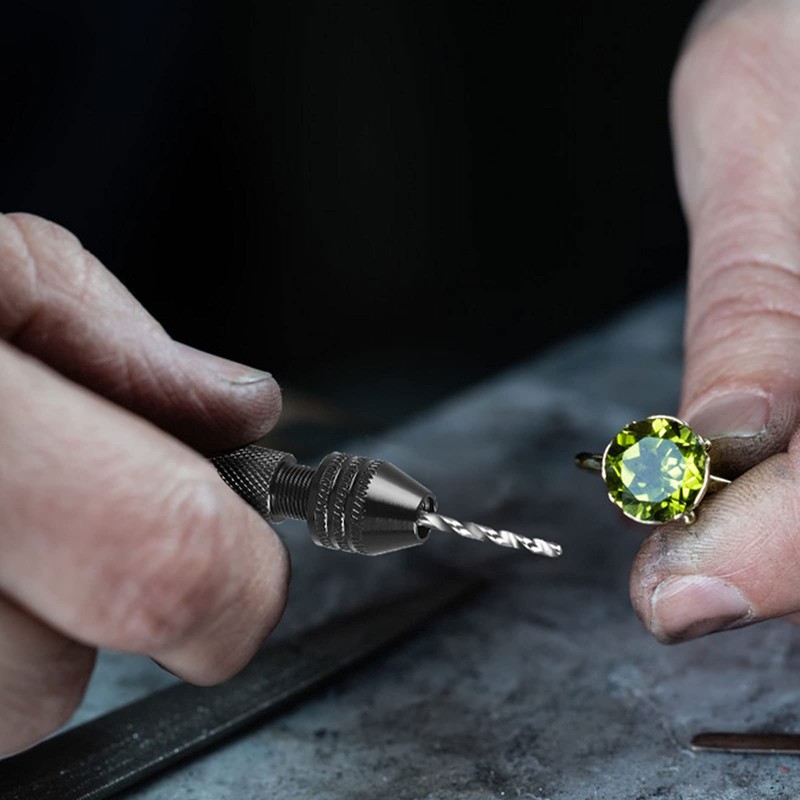 31 Pieces Hand Drill Bit Set with Precision Pin Vise