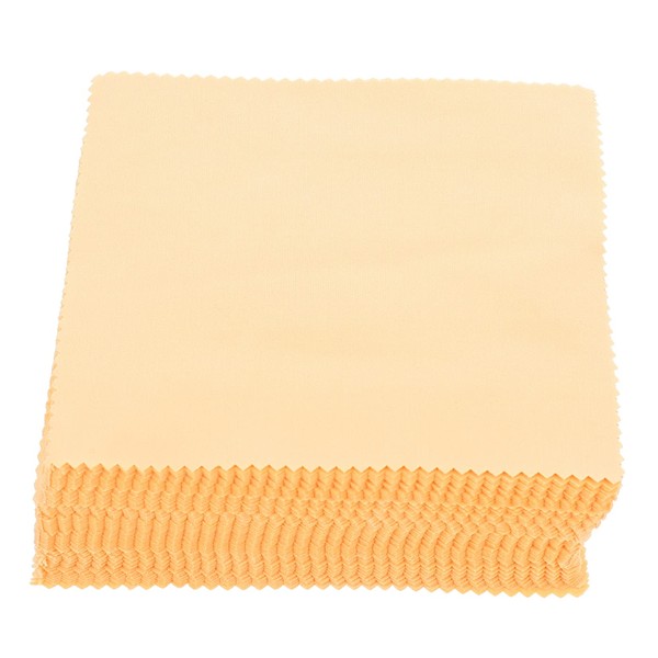 PACKOVE 100Pcs Microfiber Cleaning Cloth for Glasses and Cameras Lint