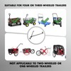 Bike Trailer Connector, Portable Folding Bicycle Trailer with Quick Release