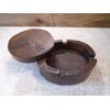 Wood Engraved Ashtray