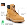 Timberland PRO 6IN Direct Attach Men's, Wheat, Steel Toe, EH,