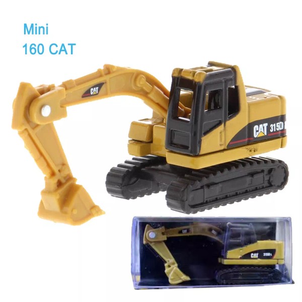 Unbranded 1/160 N Scale Mini Miniature Excavator Engineering Vehicle Diecast