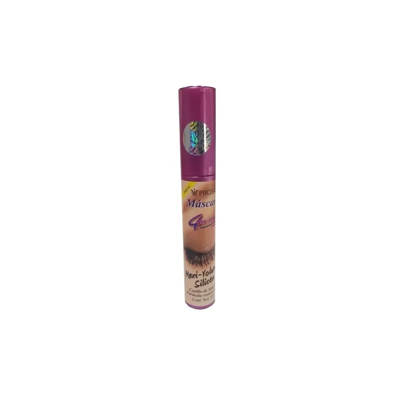 Mascara De Pestañas Prosa Maxi Volumen Silicon Waterproof