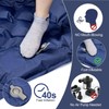 Inflatable Sleeping Camping Mat with Pillow 190L x 64W x